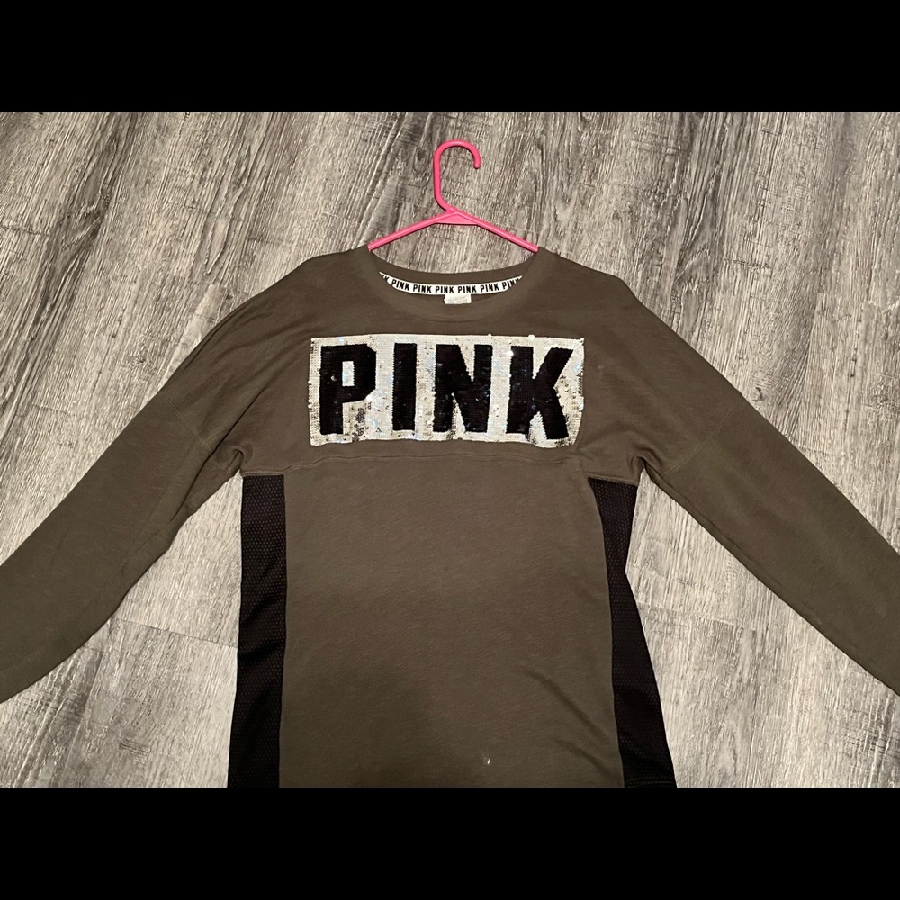 Victorias Secret PINK crewneck bling sweatshirt